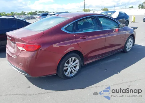 2015 Chrysler 200 Limited z USA, uszkodzony, nr VIN 1C3CCCAB5FN552762